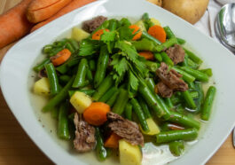 Bohneneintopf mit Rindfleisch