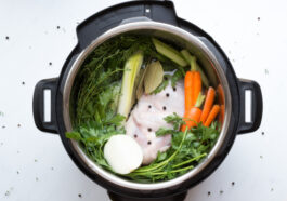 Suppenhuhn im Schnellkochtopf