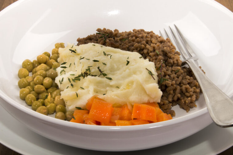 Kartoffelpüree mit Hackfleisch