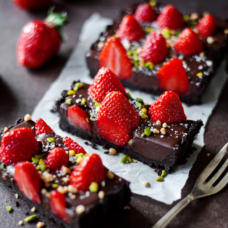 Schoko-Erdbeer-Kuchen