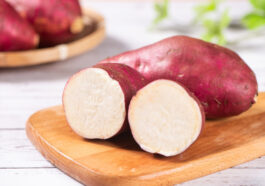 Süßkartoffeln werden im Airfryer knusprig