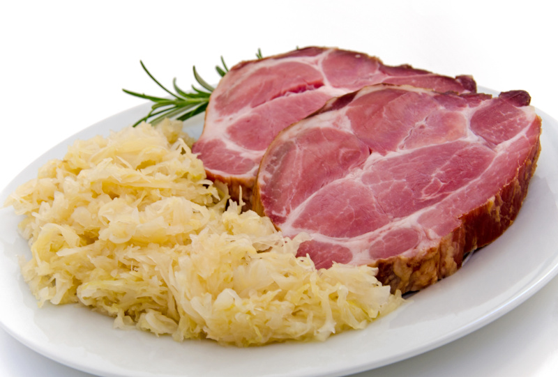 Kassler mit Sauerkraut